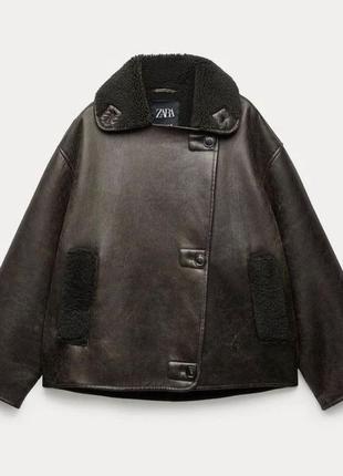 Дубленка zara куртка