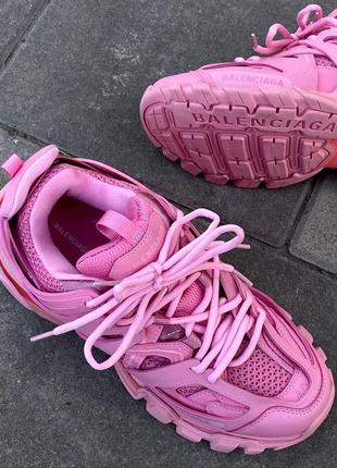 Balenciaga track 3.0 pink, кросівки, кроссовки3 фото