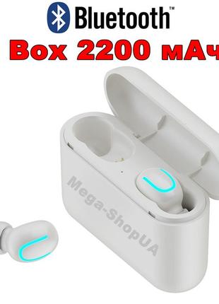 Вакуумні навушники та гарнітура бездротові bluetooth блютуз u8w для телефону смартфона