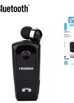 Бездротова bluetooth блютуз блютус гарнітура кліпса для смартфона 920-fd