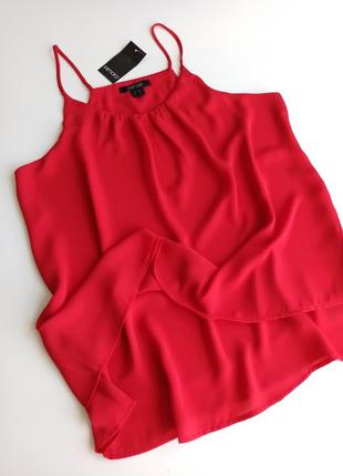 Красивая летняя красная блуза / маечка esmara
