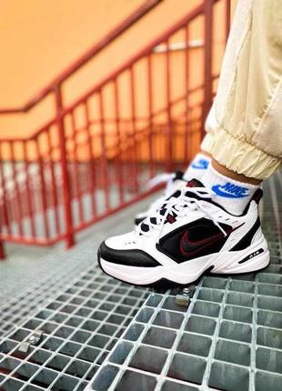 ✅чоловічі кросівки ✅nike air monarch iv (black/white)