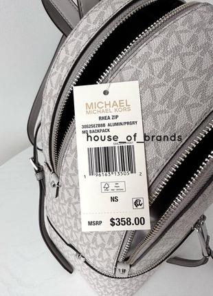 Michael kors rhea zip medium backpack женский брендовый рюкзак рюкзачек майкл корс оригинал мишель кожа на подарок жене подарок девушке6 фото