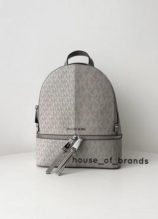 Michael kors rhea zip medium backpack женский брендовый рюкзак рюкзачек майкл корс оригинал мишель кожа на подарок жене подарок девушке