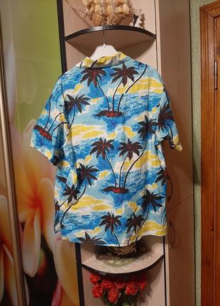 Гавайская рубашка тенниска2 фото