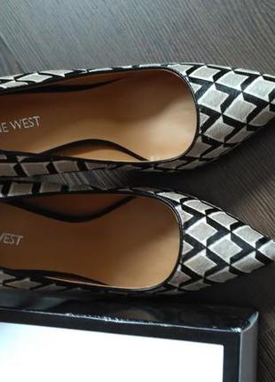 Туфли лодочки nine west мех пони5 фото