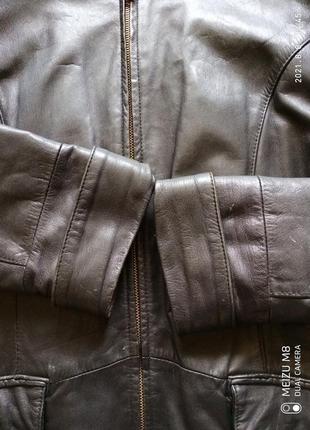 Жіноча шкіряна куртка/розмір xl5 фото