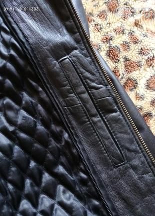 Женская кожаная куртка /размер xl6 фото