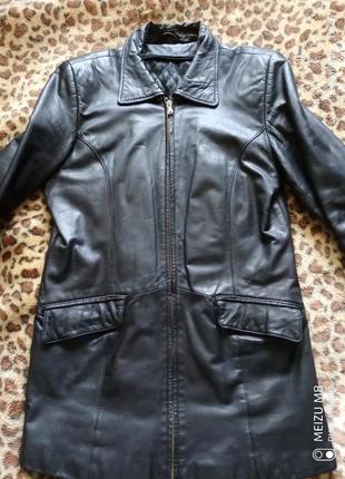 Женская кожаная куртка /размер xl3 фото