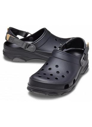 Crocs кроксы сабо crocs classic all terrain clog black all terrain black унисекс ол-терейн