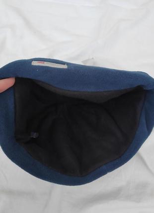Флисовая шапка ✨thinsulate✨синяя шапка на флисе шапочка с отворотом pro company 3m thinsulate синяя3 фото