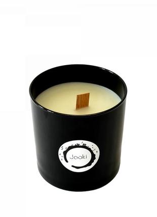 Аромасвічка стакан, cerdawood vanilla з дерев'яним гнотом, 190г, 34 годин горіння1 фото