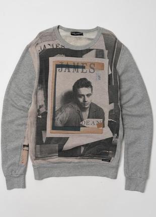 Dolce & gabbana james dean men grey sweatshirt  чоловічий світшот