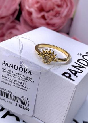 Кольцо пандора серебро 925 золото кольцо pandora «блестящее солнце и луна» кольцо кольцо оригинальное кольцо пандора новая бирка пломба7 фото