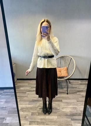 Юбка/юбка-плиссе/оксамитовая юбка/макси-юбка/юбка в складку/