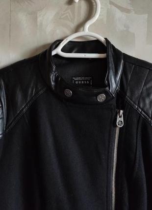 Теплое пальто guess из шерсти