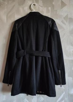 Теплое пальто guess из шерсти