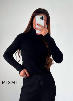 Костюм жіночий ангора ворса,штани палаццо/кльош+светр, різні кольори5 фото