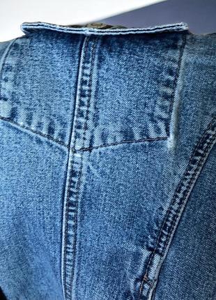Gap джинсовка зістарена, дерта джинсова куртка синя геп m5 фото