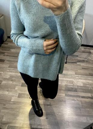 Свитер/светер/теплый свитер/вязаный свитер7 фото