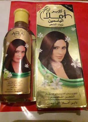 Масло для волос с амлой dabur amla jasmine hair oil 200 мл2 фото