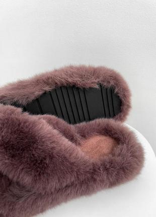 Капці з хутра. хутряні капці. жіночі капці. домашні капці.