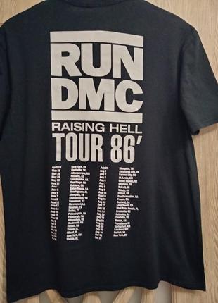 Футболка run dmc " raising hell tour 1986 "  , ран ді - ем - сі , rap - rock , hip - hop2 фото
