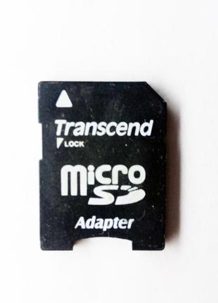 Адаптер карт пам'яті transcend (adapter micro sd)