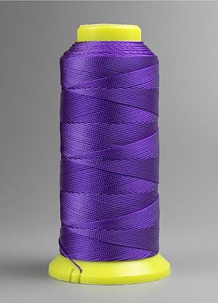 Нить бобина фиолетовый d-0.9мм капроновая для рукоделия 300м