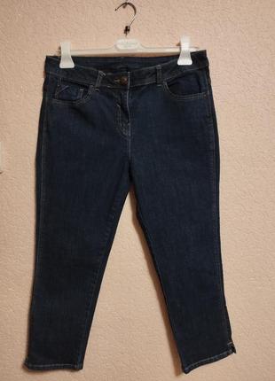 Бриджи синие джинсовые, скинние,женские,размер 12(40) на 46-48размер от george1 фото