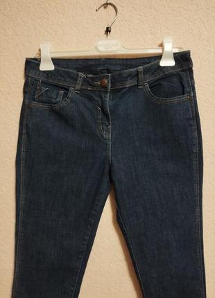 Бриджи синие джинсовые, скинние,женские,размер 12(40) на 46-48размер от george3 фото