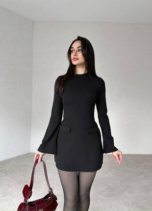 Сукня ✨
тканина: костюмка 
размеры: 42-44, 46-48
цвета: серый, бордо, черный1 фото