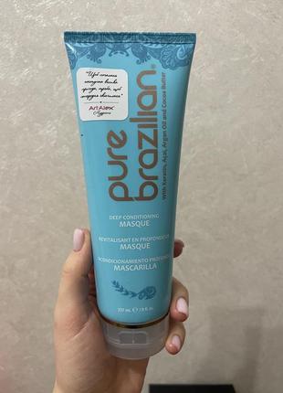 Інтенсивна маска deep conditioning masque pure brazilian, 237мл