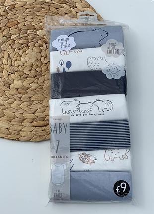 Детские боди от george