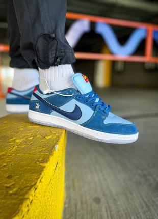 Nike sb dunk low gulf "blue orange2 фото