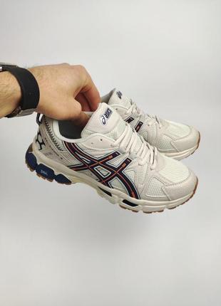 Asics gel-kahana 8 beige navy_orange2 фото