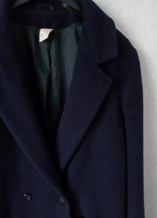 Пальто двубортное длинное шерсть3 фото