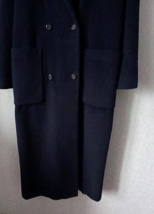 Пальто двубортное длинное шерсть5 фото