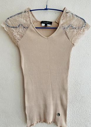 Футболка з мереживом від guess