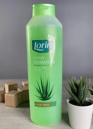 Шампунь для волосся, для всіх типів  lorin aloe vera алоє 1л  угорщина 8шт/ящ.1 фото