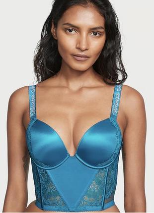 Комплект нижнего белья victoria’s secret 34b (75b), трусики s, m. very sexy shine нижнее белье виктория сикрет7 фото