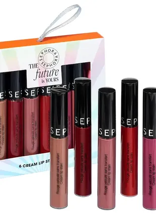 Набор помад sephora cream lip stain set 2023