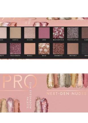 Палетка catrice pro next-gen nudes slim eyeshadow palette 010 courage is beau