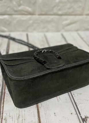 Маленька замшева сумочка італія 🇮🇹7 фото