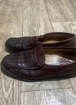 Мужские кожаные туфли. размер 42. бренд gallus4 фото