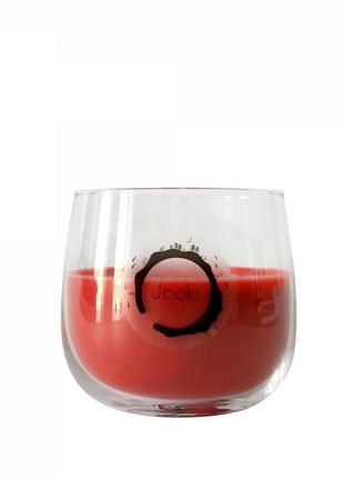 Аромасвічка стакан, яблуко - кориця, 130г, 24 годин горіння1 фото