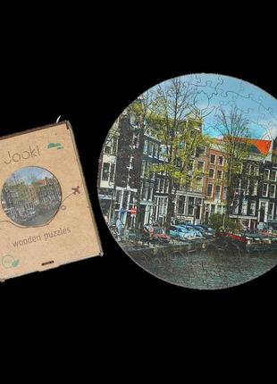 Пазлы jooki "amsterdam" эко, деревянные1 фото