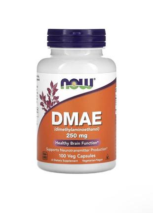 Dmae - 250 mg - 100 капсул now foods