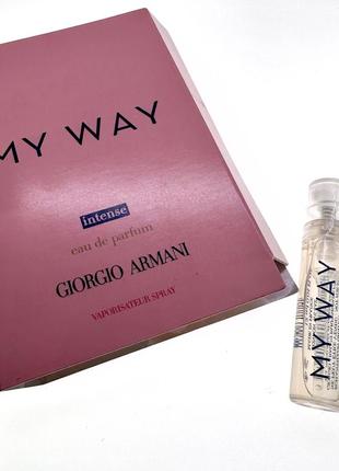 Пробник парфюма giorgio armani - my way intense