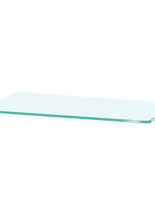 Полочка стекло настенная навесная прямоугольная commus pl2s pc smart (180х350х6мм)